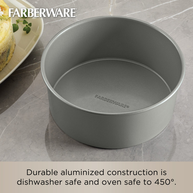 Farberware Specialty Bakeware Nonstick Pressure Cookware Bakeware Set Includes Mini Loaf Pans Cake Pan Springform Pan 4 Piece Gray Wayfair